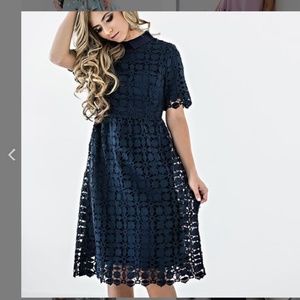 Jessakae Navy Romantic dress